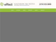 Tablet Screenshot of effectwebagency.com